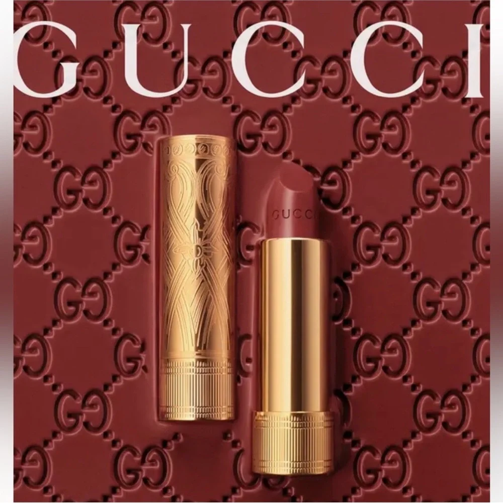 Gucci Rouge à Lèvres Satin Lipstick 505 Janet Rust NIB Rare